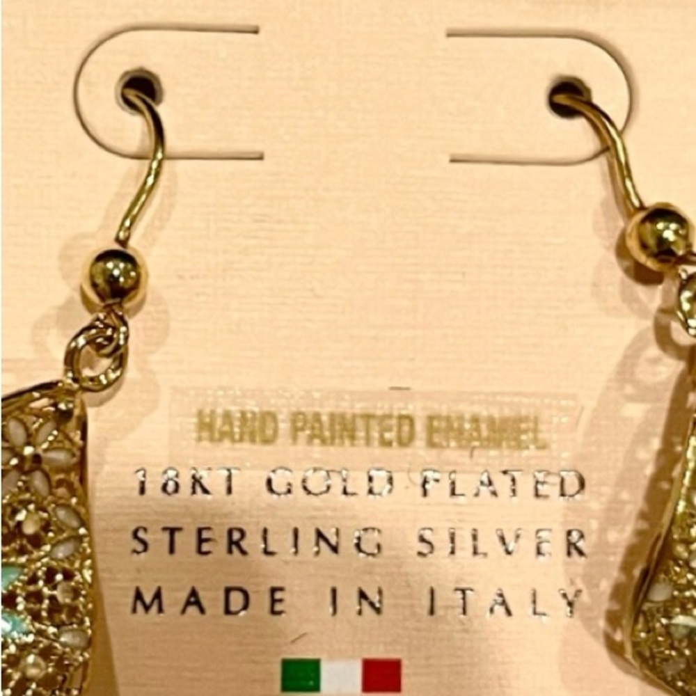 Mia Fiore 18k Plated Sterling Silver earrings - Picture 4 of 5